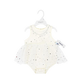 Silver Star White Bodysuit